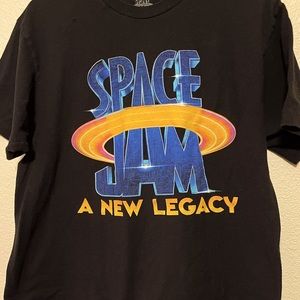 Space Jam A New Legacy Black T-shirt Size Large